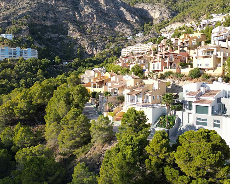 Aerial view of Altea Hills