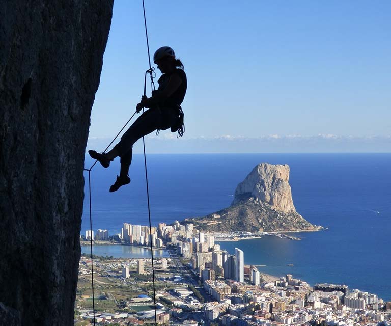 Rock climbing, photo © Cole Pazar